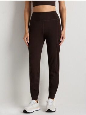 Quince Whistler Mid-Rise Thermal Joggers Espresso/Brown